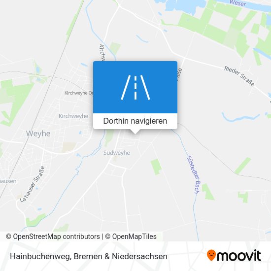 Hainbuchenweg Karte