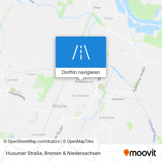 Husumer Straße Karte
