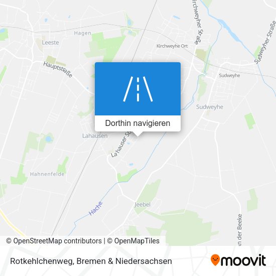 Rotkehlchenweg Karte