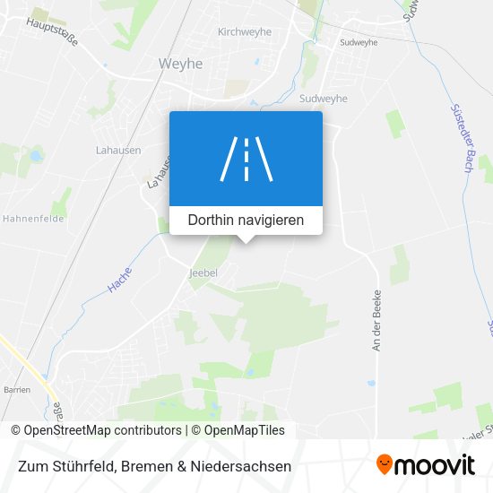 Zum Stührfeld Karte