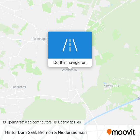Hinter Dem Sahl Karte