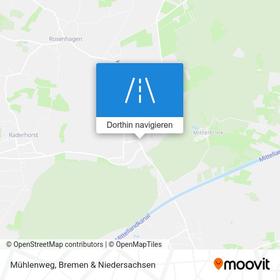 Mühlenweg Karte