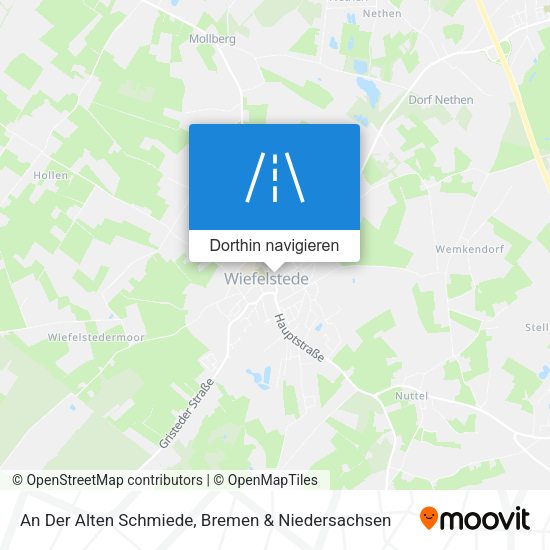 An Der Alten Schmiede Karte