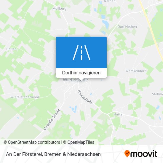 An Der Försterei Karte
