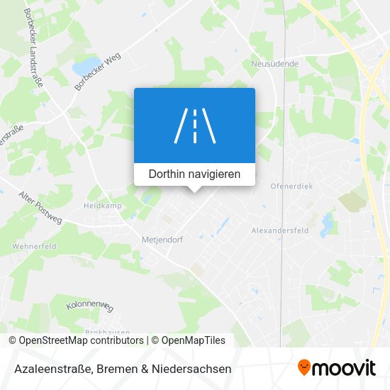 Azaleenstraße Karte