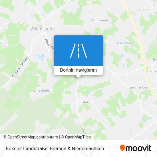 Bokeler Landstraße Karte