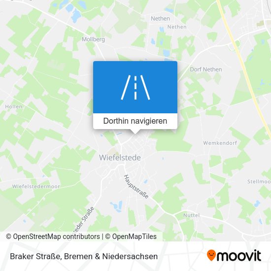 Braker Straße Karte