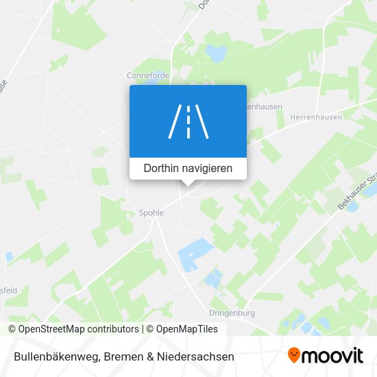 Bullenbäkenweg Karte