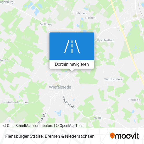 Flensburger Straße Karte