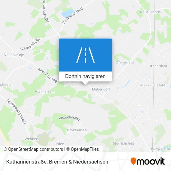 Katharinenstraße Karte