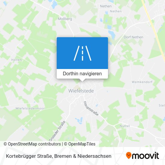 Kortebrügger Straße Karte