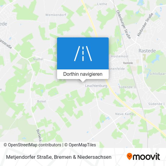 Metjendorfer Straße Karte