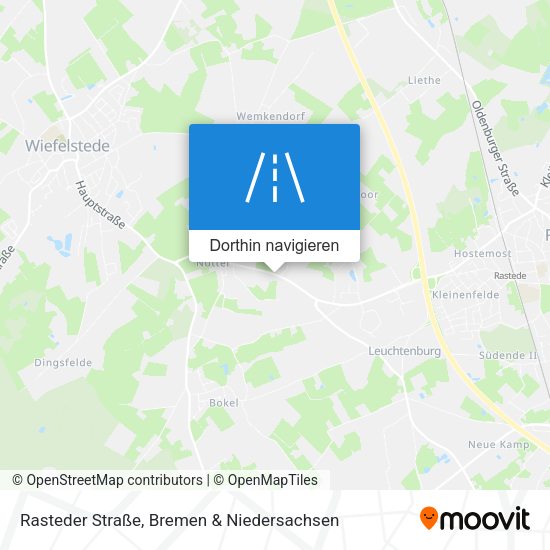 Rasteder Straße Karte