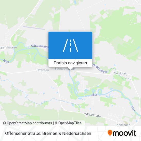 Offensener Straße Karte