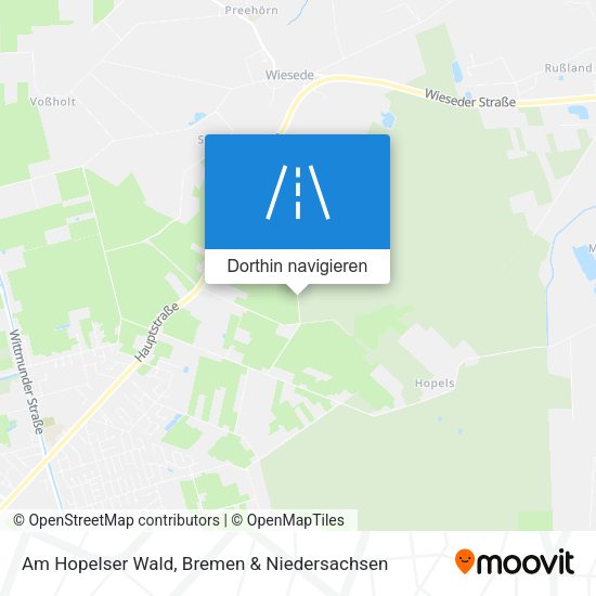 Am Hopelser Wald Karte