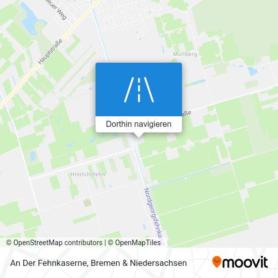 An Der Fehnkaserne Karte