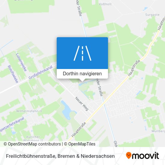 Freilichtbühnenstraße Karte