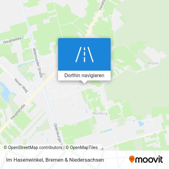 Im Hasenwinkel Karte