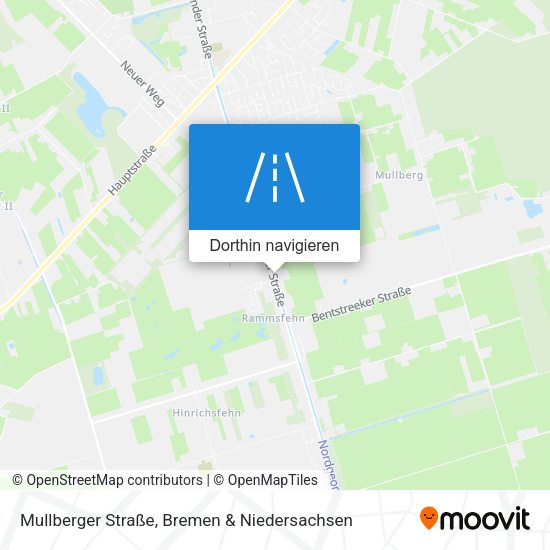 Mullberger Straße Karte