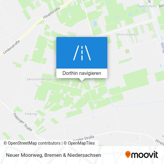 Neuer Moorweg Karte