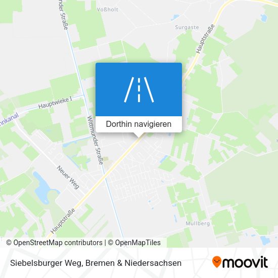 Siebelsburger Weg Karte