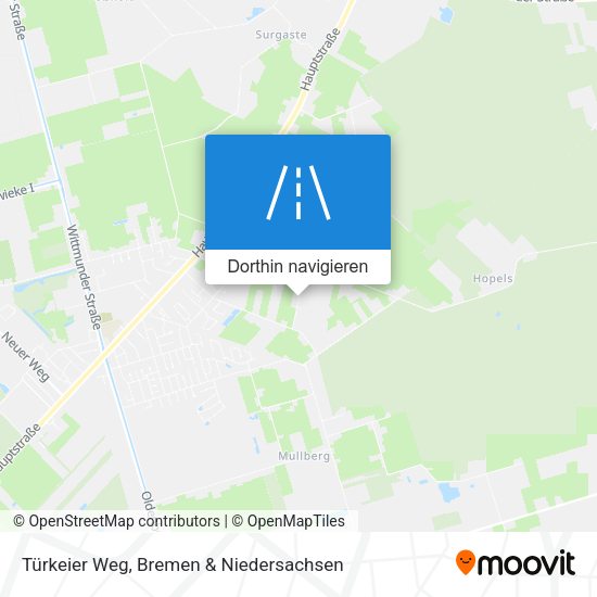 Türkeier Weg Karte