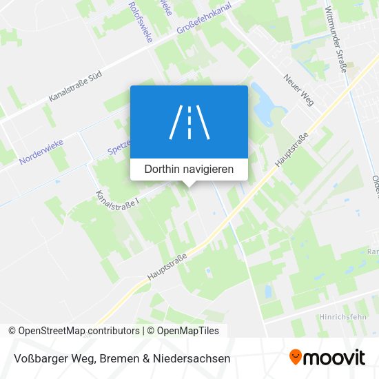 Voßbarger Weg Karte
