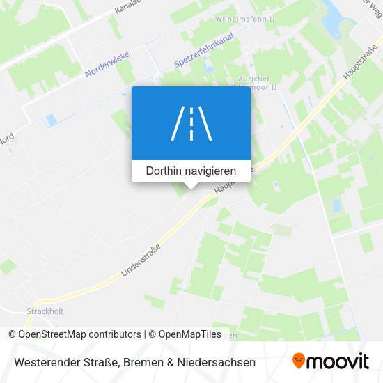 Westerender Straße Karte