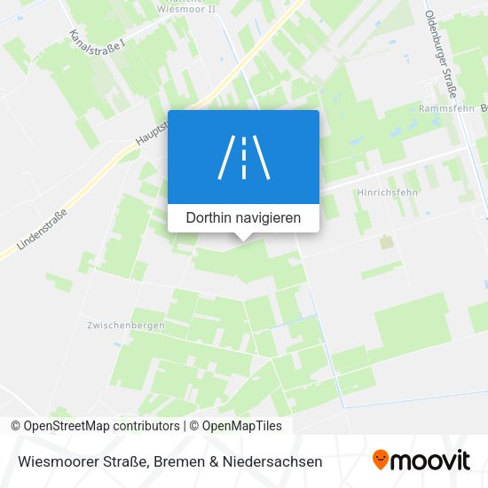 Wiesmoorer Straße Karte