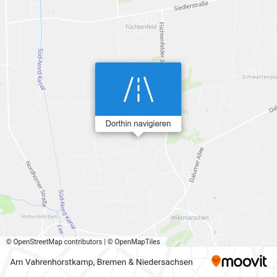 Am Vahrenhorstkamp Karte