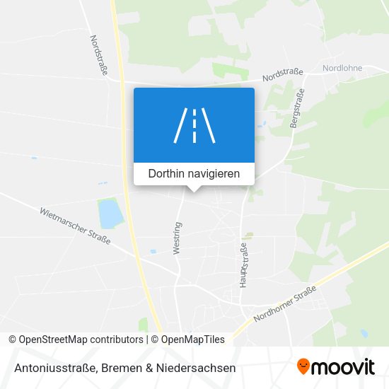 Antoniusstraße Karte