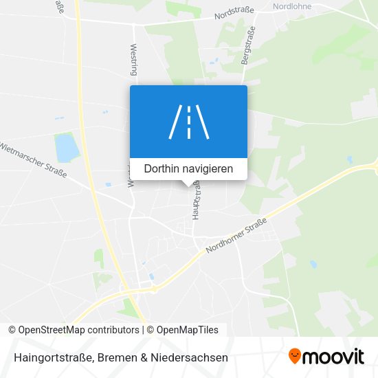 Haingortstraße Karte