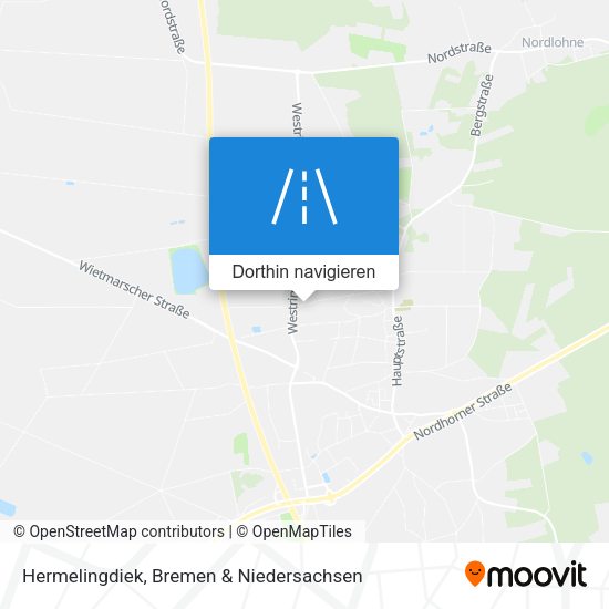 Hermelingdiek Karte