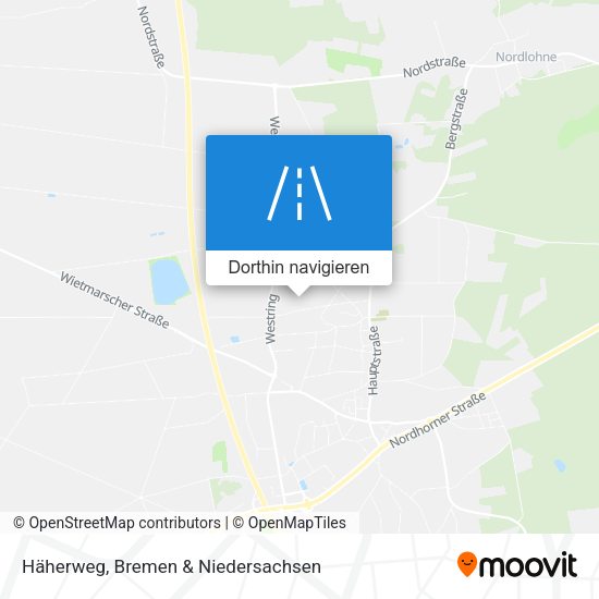 Häherweg Karte