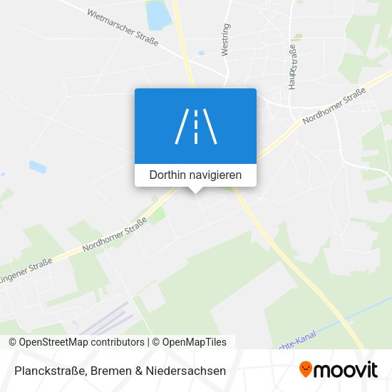 Planckstraße Karte