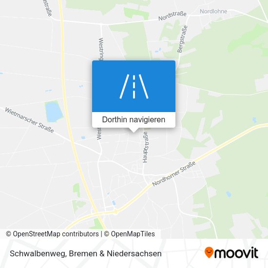 Schwalbenweg Karte
