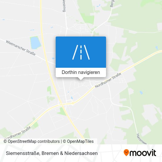 Siemensstraße Karte