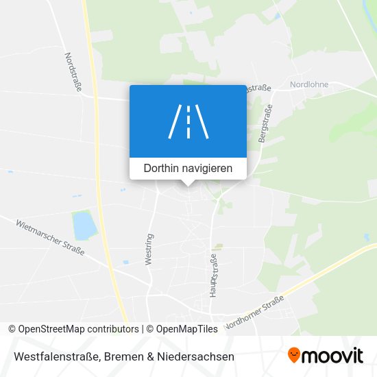 Westfalenstraße Karte