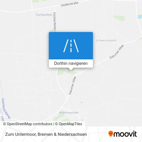 Zum Untermoor Karte