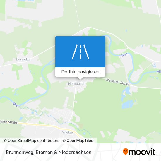 Brunnenweg Karte