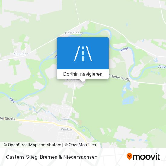 Castens Stieg Karte