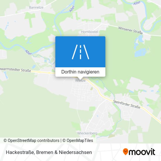 Hackestraße Karte