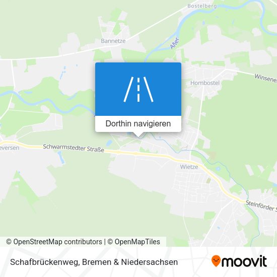 Schafbrückenweg Karte
