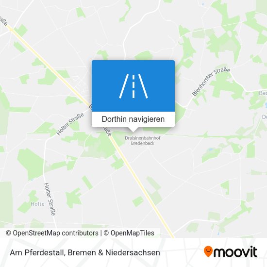 Am Pferdestall Karte