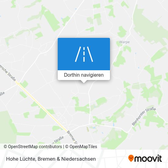 Hohe Lüchte Karte