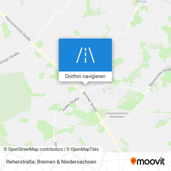Reherstraße Karte