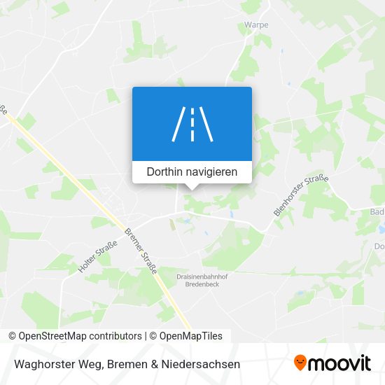 Waghorster Weg Karte