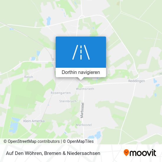 Auf Den Wöhren Karte