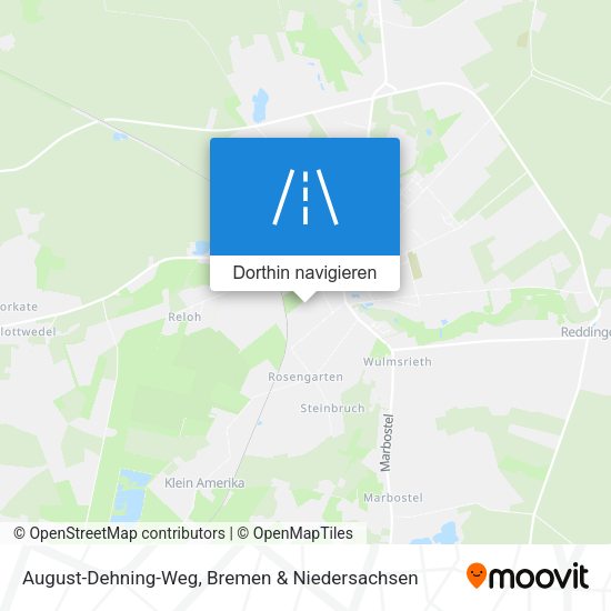 August-Dehning-Weg Karte