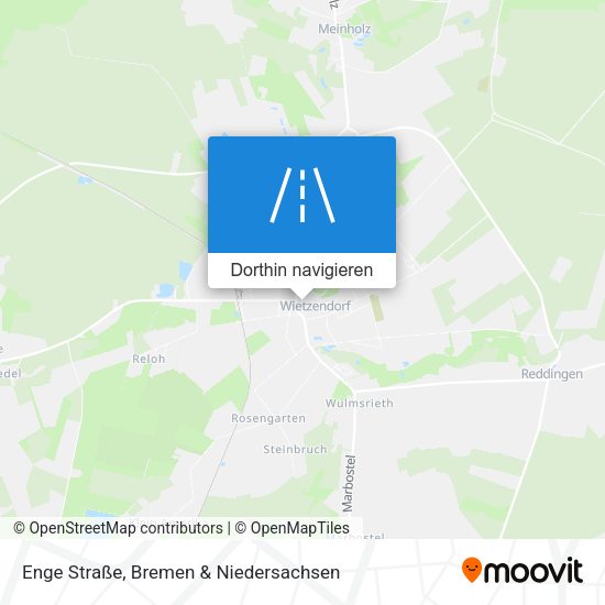 Enge Straße Karte